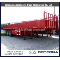 3 Axle Flatbed Wall Side Trailer for Bulk Cargo Transportation